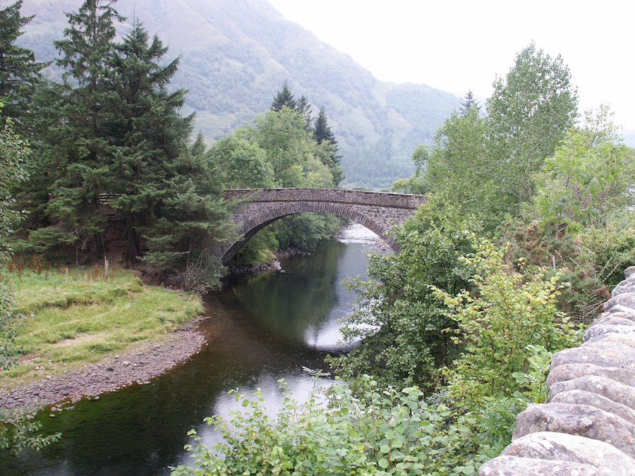 Shiel Bridge & Causeway, over River Shiel